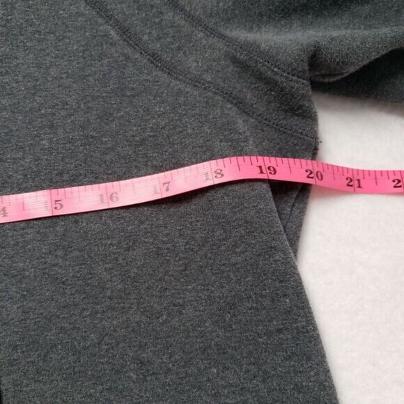 Champion Jacket Women XL Gray Fleece Full Zip Sweatshirt Yoga Workout Y2k Fitted - Picture 16 of 16